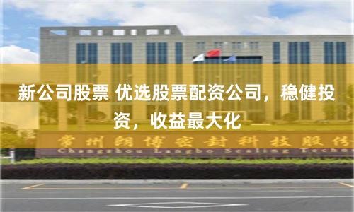 新公司股票 优选股票配资公司，稳健投资，收益最大化