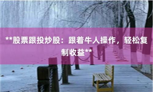 **股票跟投炒股：跟着牛人操作，轻松复制收益**